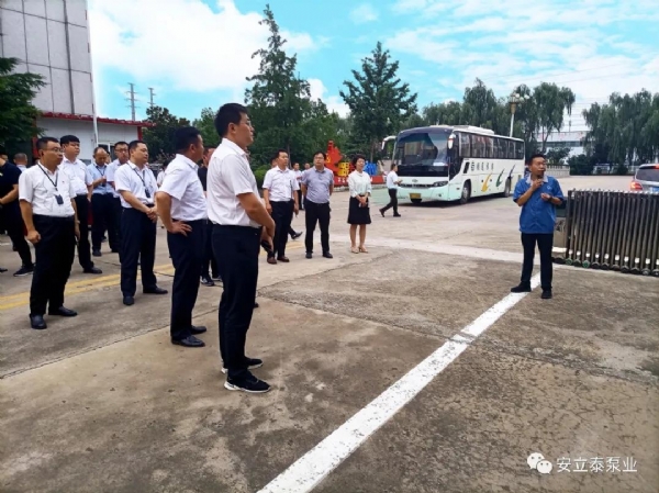 全市園區(qū)黨建暨兩新組織黨建工作觀摩團(tuán)來我公司觀摩指導(dǎo)
